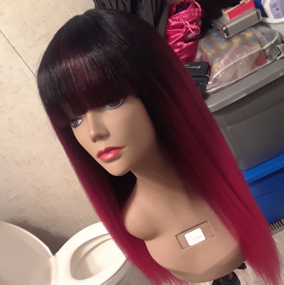 SOLD!!! Synthetic full wig